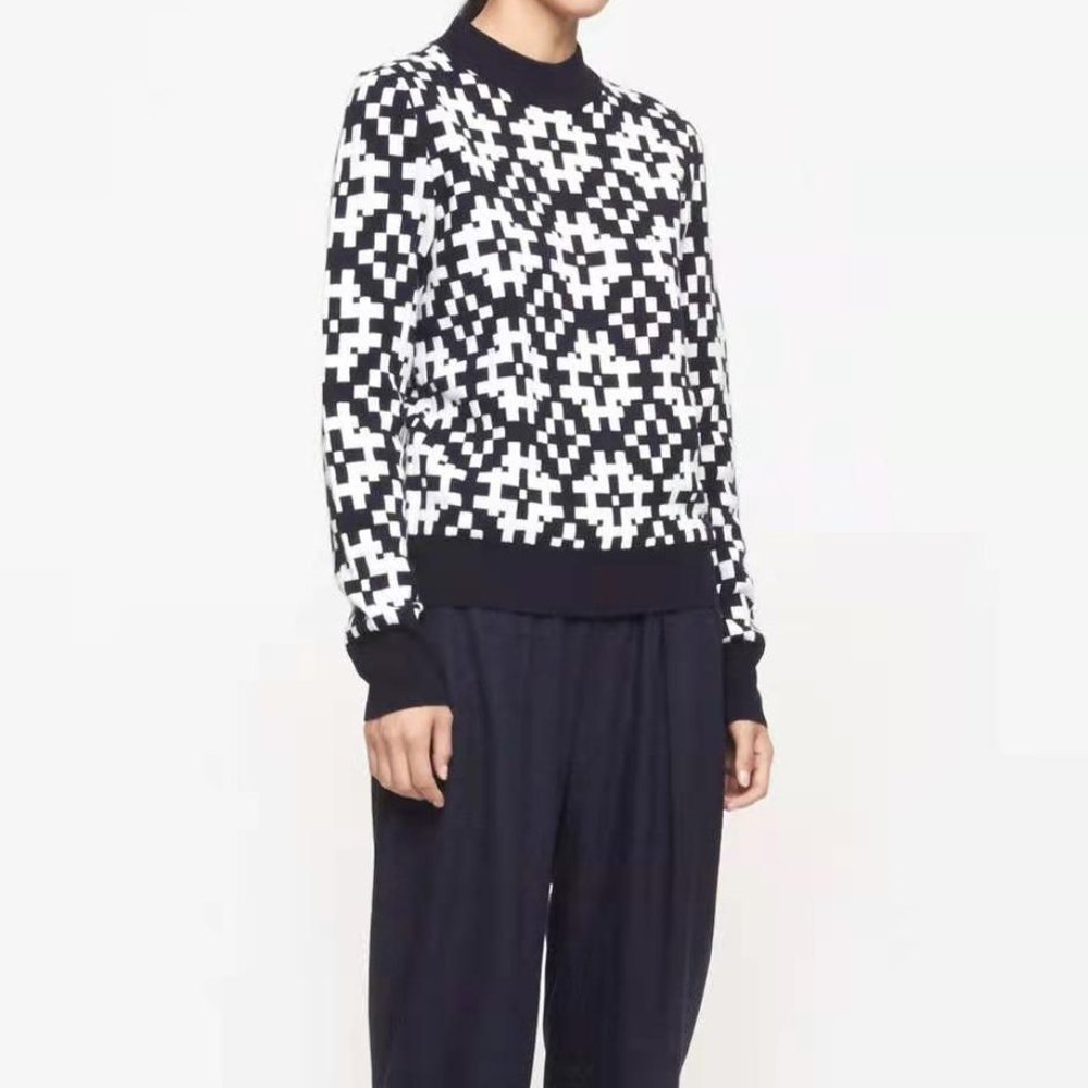 NWT Equipment Tayden patten wool cashmere sweater